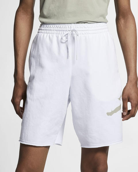 Nike Men's Fleece Shorts Jordan Jumpman Logo white/spruce fog