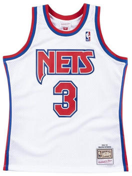 Mitchell & Ness Brooklyn Nets Trikot Drazen Petrovic 1992/93 weiß