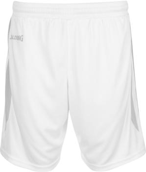 Spalding 4HER III Shorts white/silver grey