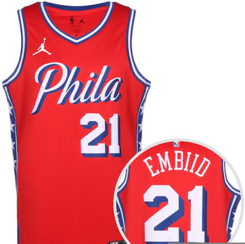 Nike Performance NBA Philadelphia 76ers Joel Embiid Swingman Trikot (DO9539) schwarz