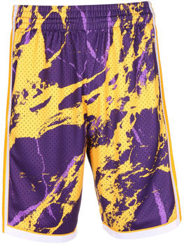 Mitchell & Ness Los Angeles Lakers Team Marble Swingman Shorts (PFSW1279) schwarz