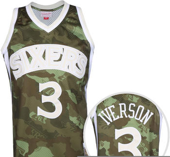 Mitchell & Ness NBA Philadelphia 76ers Swingman Allen Iverson Trikot (SMJY4362) grün