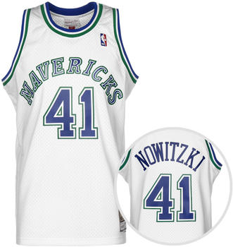Mitchell & Ness NBA Dallas Mavericks Swingman 2.0 Dirk Nowitzki Trikot (SMJYCP19210) wei&szlig;