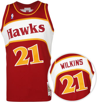 Mitchell & Ness NBA Atlanta Hawks Dominique Wilkins Trikot (SMJYGS18137) dunkelblau
