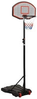 vidaXL Basketballst&auml;nder Schwarz 216-250 cm Polyethylen