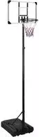 vidaXL Basketballst&auml;nder Transparent 280-350 cm Polycarbonat
