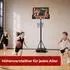 KM Fit Basketballständer höhenverstellbar 110-210cm, mobil, outdoor (KM-HE-BK210)