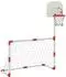 vidaXL Fußball- und Basketball-Set für Kinder mit Bällen 98x50x70cm (4016330)