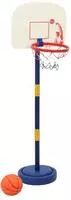 vidaXL Basketballkorb mit St&auml;nder, Ball & Pumpe Verstellbar 90/121 cm