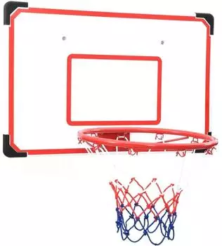 vidaXL Wandmontiertes Basketball-Backboard-Set, 5-teilig (80353)