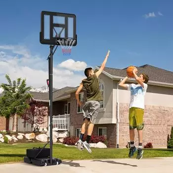 Sport Now Basketballständer outdoor, höhenverstellbar 230-305cm, 110x75cm Rückwand
