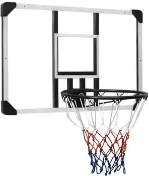 vidaXL Basketball-Rückwand transparent, Polycarbonat, 90x60x2,5cm (93669)
