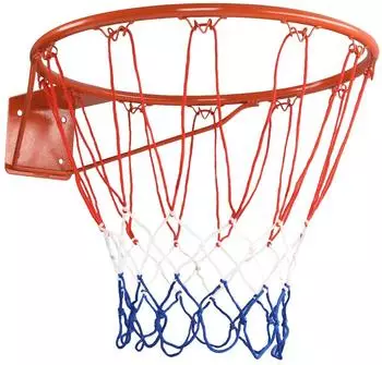 Costway Basketballkorb &Oslash;45cm, Stahlrahmen, Nylonnetz