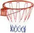 Costway Basketballkorb Ø45cm, Stahlrahmen, Nylonnetz