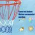 Costway Basketballkorb Ø45cm, Stahlrahmen, Nylonnetz