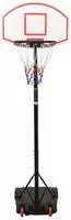 vidaXL Basketballst&auml;nder Wei&szlig; 216-250 cm Polyethylen