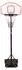 vidaXL Basketballkorb 216-250cm, Polyethylen, weiß