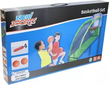 New Sports Basketball Indoor-Set mit 2 Bällen (0073202370)