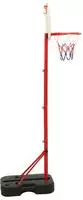vidaXL Tragbares Basketball-Spielset Verstellbar 138,5-166 cm