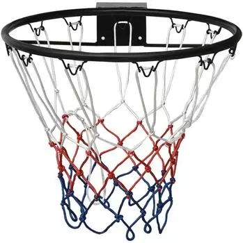 vidaXL Basketballring 45cm, Stahl, schwarz (93659)