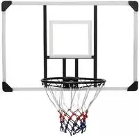 vidaXL Basketballkorb Transparent 106x69x3 cm Polycarbonat