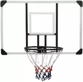 vidaXL Basketball-Rückwand transparent, Polycarbonat, 106x69x3cm (93668)
