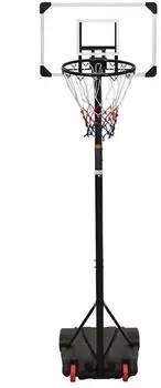 vidaXL Basketballständer transparent 216-250cm, Polycarbonat (93657)
