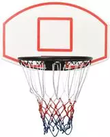 vidaXL Basketballkorb Wei&szlig; 71x45x2 cm Polyethylen
