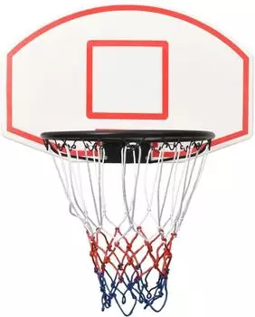 vidaXL Basketball-Backboard weiß 71x45x2cm Polyethylen