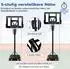 Costway Basketballständer höhenverstellbar 245-305cm, mobil (SP37879)