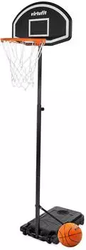 virtufit Basketballst&auml;nder h&ouml;henverstellbar 170-215cm mit Ball & Pumpe (VF06041)