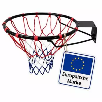 Relaxdays Basketballkorb zur Wandmontage 45cm