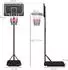 Sport Now Basketballständer höhenverstellbar 182-213cm mit Rollen (A61-049V00BK)