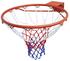 vidaXL Basketballkorb Set Ring mit Netz orange