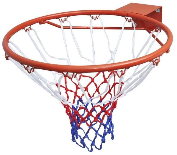 vidaXL Basketballkorb Set Ring mit Netz orange