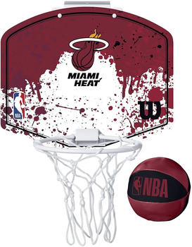 Wilson NBA Team Mini Hoop Miami Heat