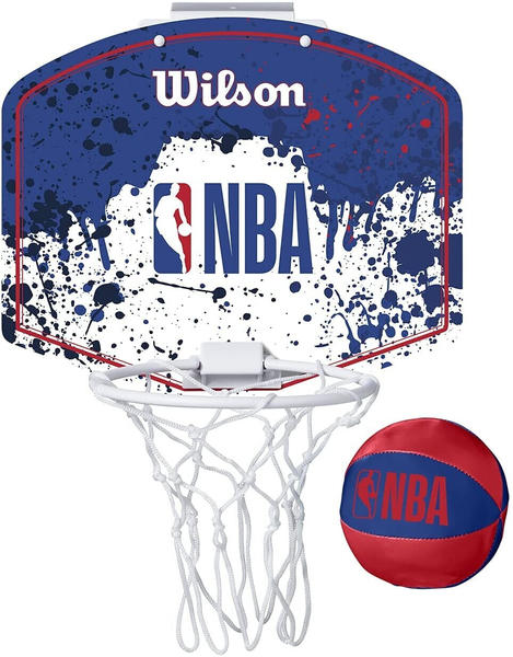 Wilson NBA Team Mini Hoop red white blue