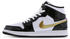 Nike Air Jordan 1 Mid black/white/metallic gold
