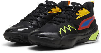 Puma Hallen-Indoorschuhe Genetics schwarz bunt