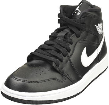 Nike Air Jordan 1 Mid Damen Sneaker schwarz weiß