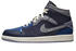 Nike Jordan 1 Mid Se Craft Herrenschuhe obsidian weiß französisches blau