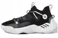 Adidas Harden Stepback 3 J Sneaker, Mehrfarbig (Ftwbla/Negb&aacute;s), 38 EU