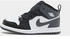 Jordan Air 1 Mid Babys schwarz weiß eisengrau