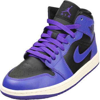 Nike Air Jordan 1 Mid Damen Sneaker schwarz lila