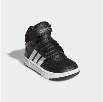 Adidas Hoops Mid Schuh Kinder schwarz