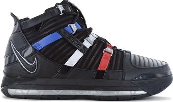 Nike Zoom Lebron III Qs Basketballschuh schwarz silber univers