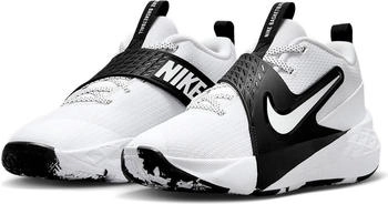 Nike Team Hustle D Basketballschuh wei&szlig; schwarz