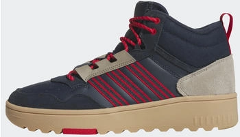 Adidas Hoops 4.0 Mid-Top Winterized Sneaker aurora ink/better scarlet/gum4