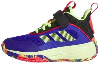 Adidas Own The Game 3.0 Basketballschuhe lucid blue/lucid lemon/core black