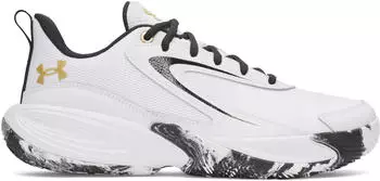 Under Armour UA Lockdown 8 white - metallic gold